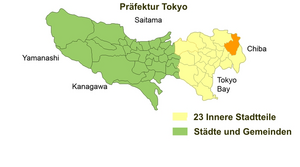 Location of Katsushika