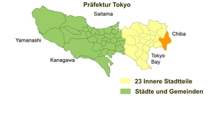 Location of Edogawa