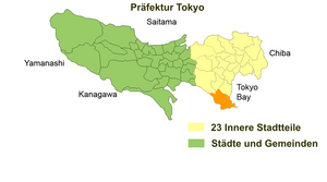 Location of Ōta