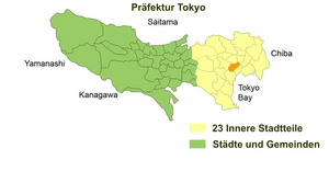 Location of Chiyoda